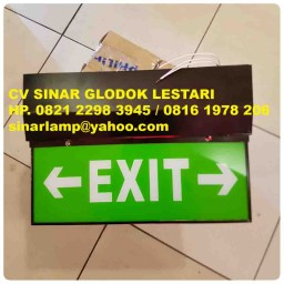 Lampu Exit Panah Kiri dan Kanan